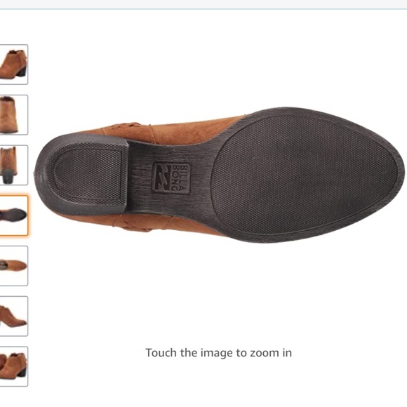 NWT Billabong In the Deets Nutmeg Ankle Boot - Picture 5 of 13